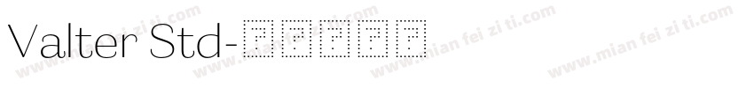 Valter Std字体转换